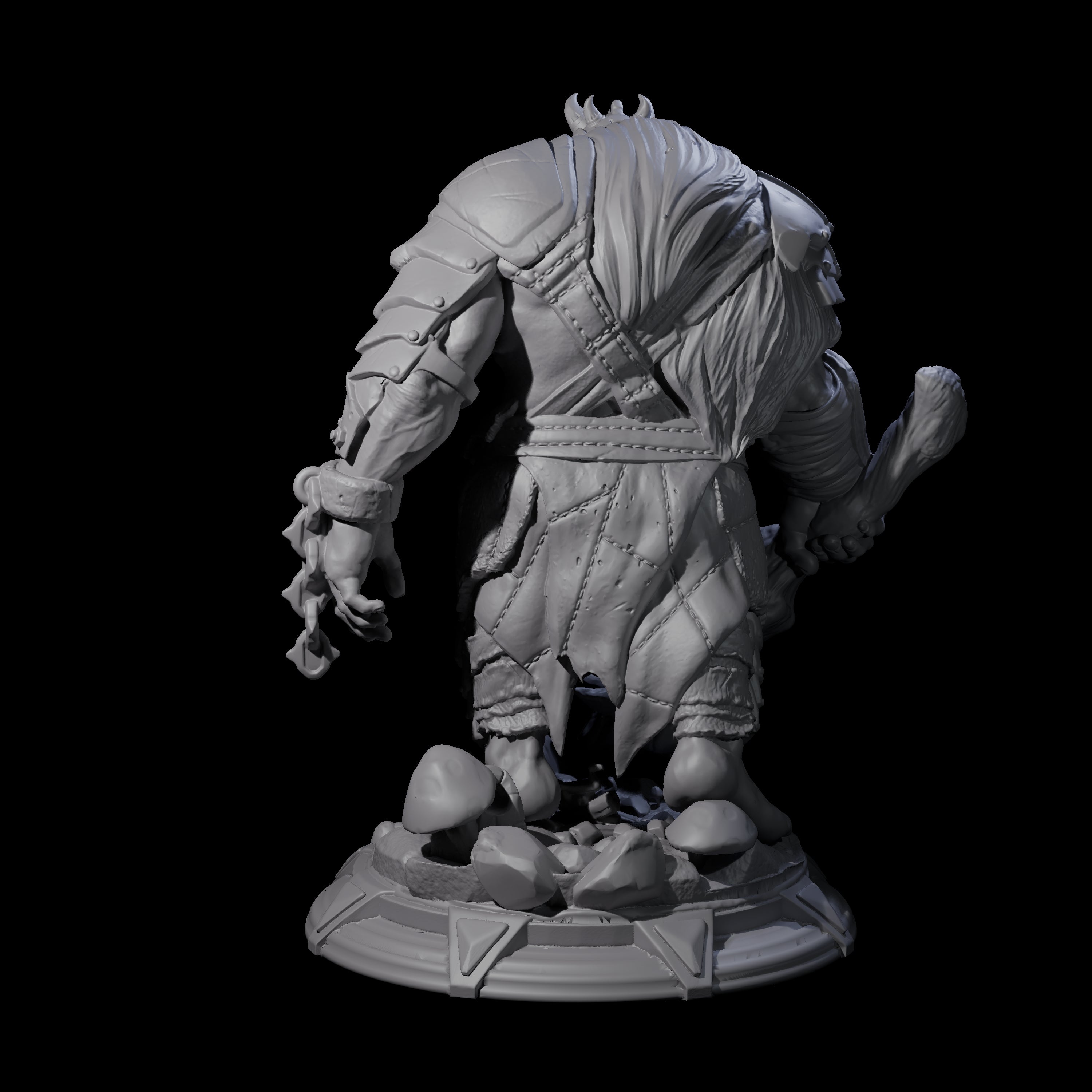 Armoured Cyclops Miniature for Dungeons and Dragons, Pathfinder or other TTRPGs