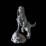 Armoured Dogs Miniature for Dungeons and Dragons, Pathfinder or other TTRPGs