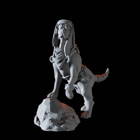 Armoured Dogs Miniature for Dungeons and Dragons, Pathfinder or other TTRPGs