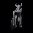 Armoured Dwarf Barbarian Miniature for Dungeons and Dragons, Pathfinder or other TTRPGs