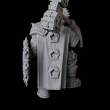 Armoured Dwarf with Shield and Hammer Miniature for Dungeons and Dragons, Pathfinder or other TTRPGs