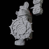 Armoured Dwarf with Shield and Hammer Miniature for Dungeons and Dragons, Pathfinder or other TTRPGs