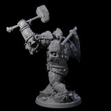 Armoured Giant Orangutan A Miniature for Dungeons and Dragons, Pathfinder or other TTRPGs