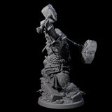 Armoured Giant Orangutan A Miniature for Dungeons and Dragons, Pathfinder or other TTRPGs