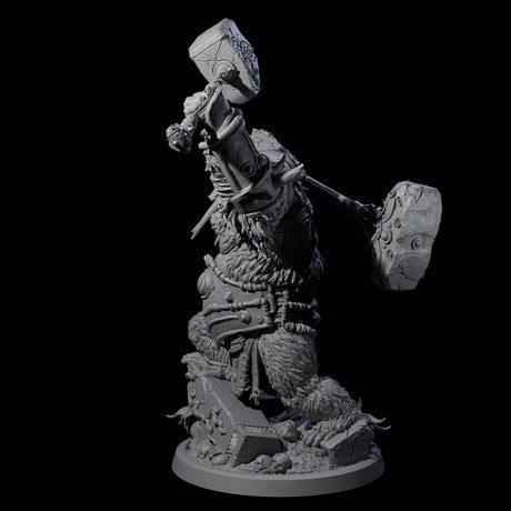 Armoured Giant Orangutan A Miniature for Dungeons and Dragons, Pathfinder or other TTRPGs