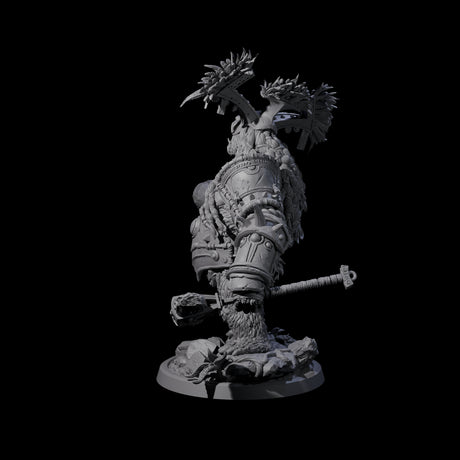 Armoured Giant Orangutan B Miniature for Dungeons and Dragons, Pathfinder or other TTRPGs
