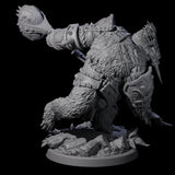 Armoured Giant Orangutan C Miniature for Dungeons and Dragons, Pathfinder or other TTRPGs