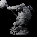 Armoured Giant Orangutan C Miniature for Dungeons and Dragons, Pathfinder or other TTRPGs