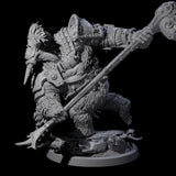 Armoured Giant Orangutan C Miniature for Dungeons and Dragons, Pathfinder or other TTRPGs