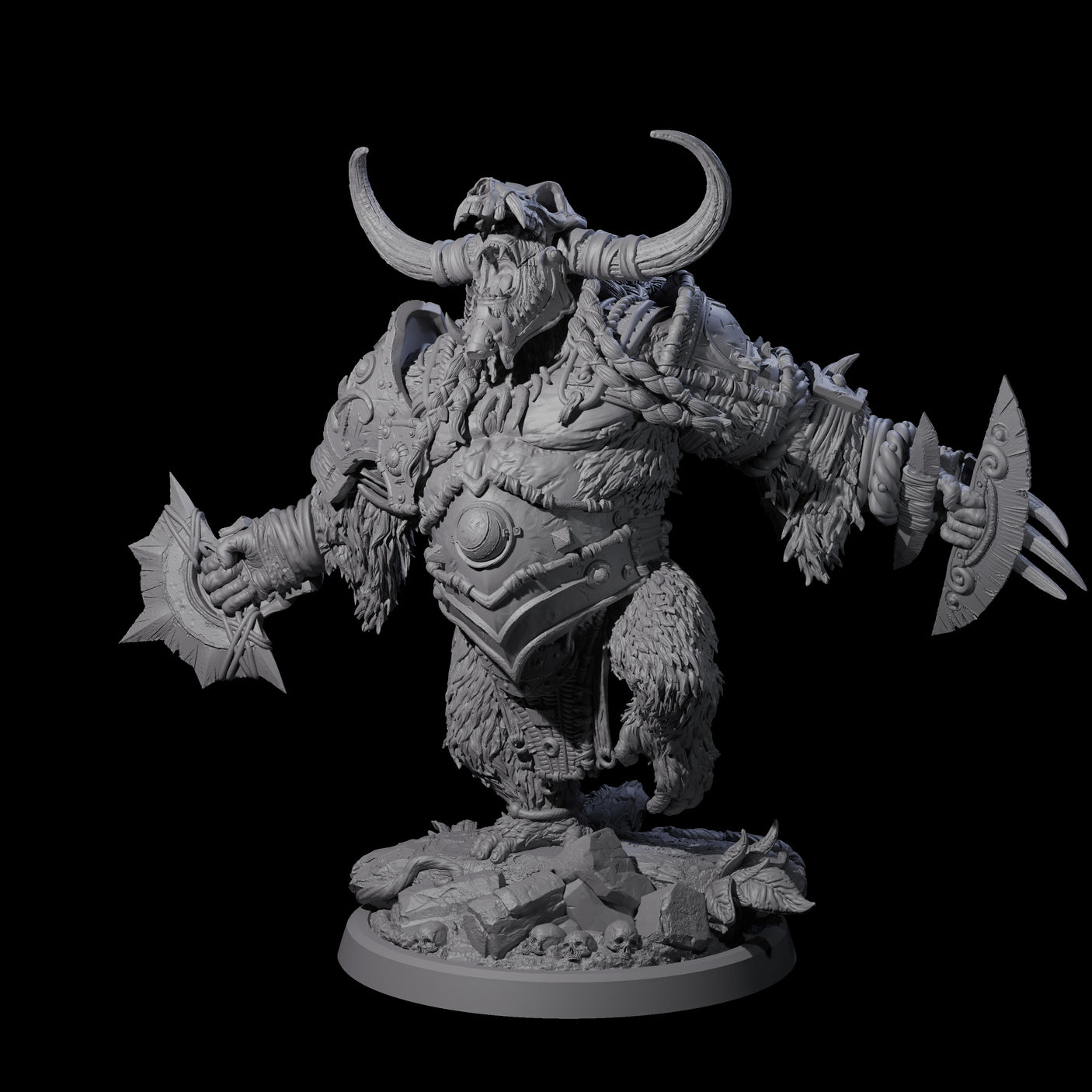 Armoured Giant Orangutan D Miniature for Dungeons and Dragons, Pathfinder or other TTRPGs