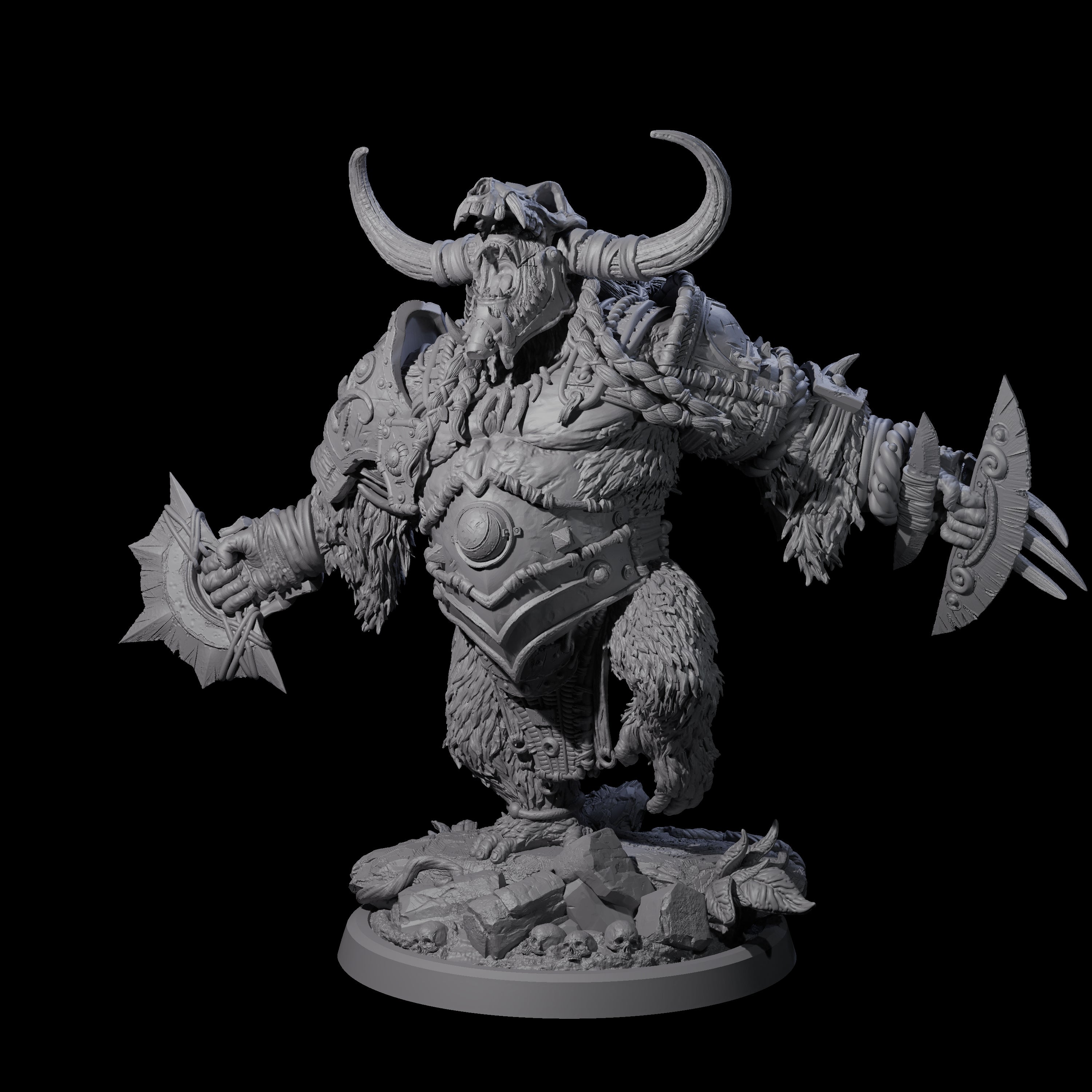 Armoured Giant Orangutan D Miniature for Dungeons and Dragons, Pathfinder or other TTRPGs