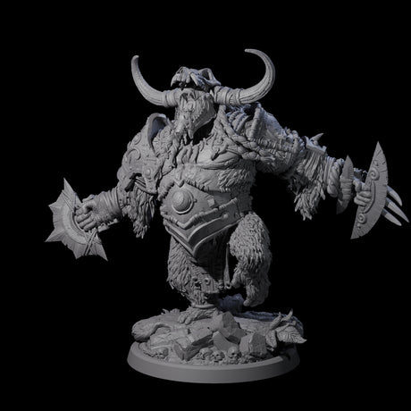 Armoured Giant Orangutan D Miniature for Dungeons and Dragons, Pathfinder or other TTRPGs