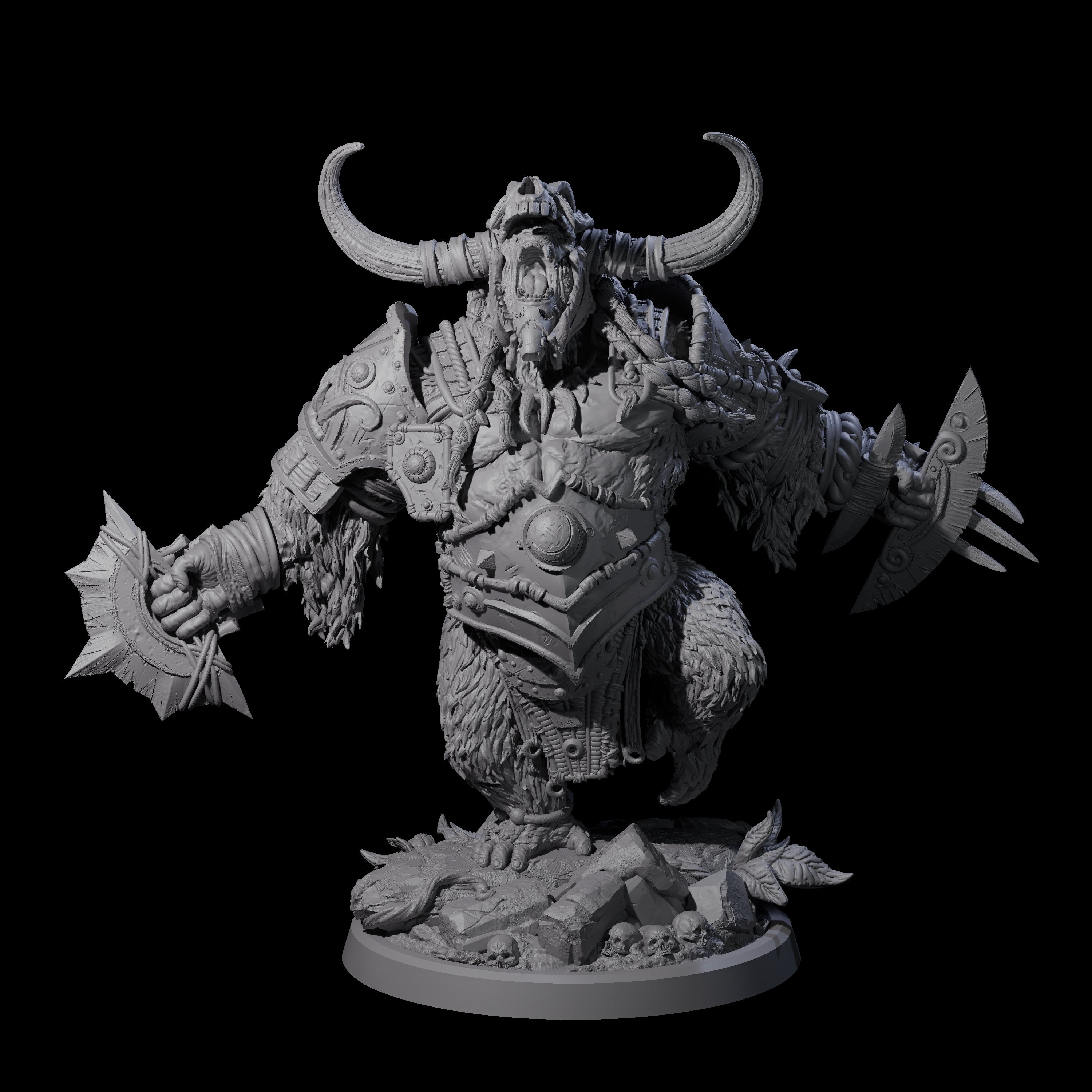 Armoured Giant Orangutan D Miniature for Dungeons and Dragons, Pathfinder or other TTRPGs