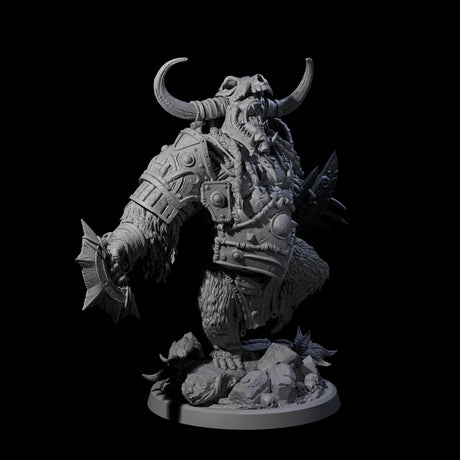 Armoured Giant Orangutan D Miniature for Dungeons and Dragons, Pathfinder or other TTRPGs