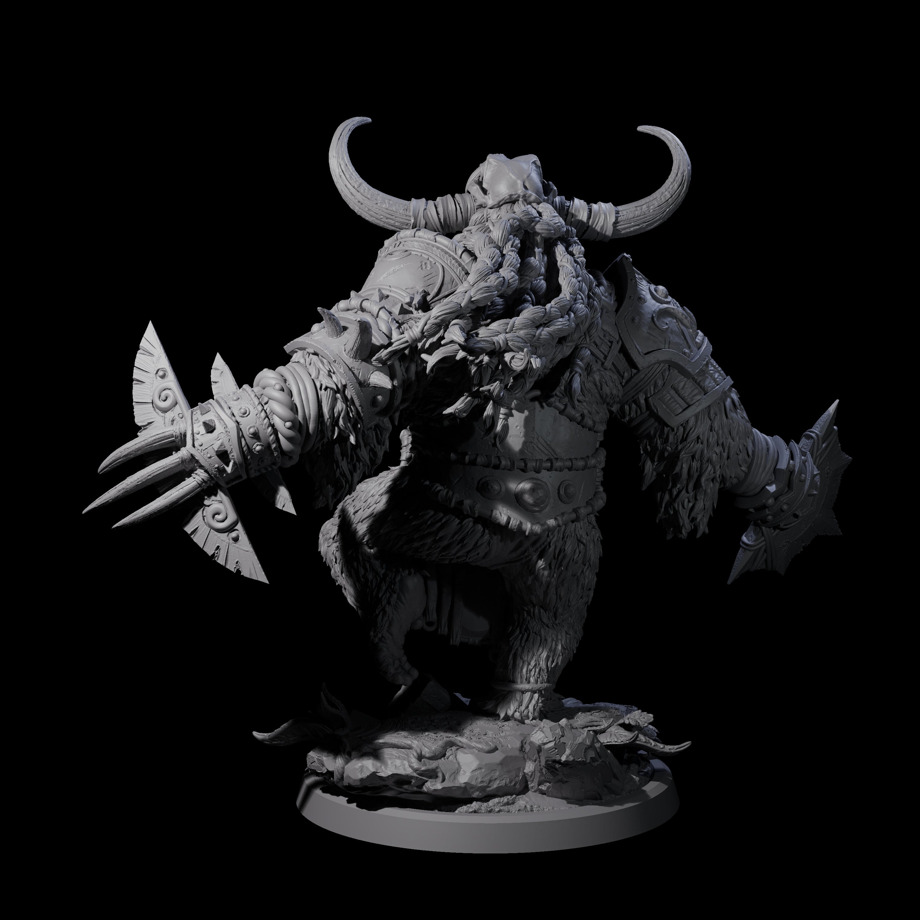 Armoured Giant Orangutan D Miniature for Dungeons and Dragons, Pathfinder or other TTRPGs