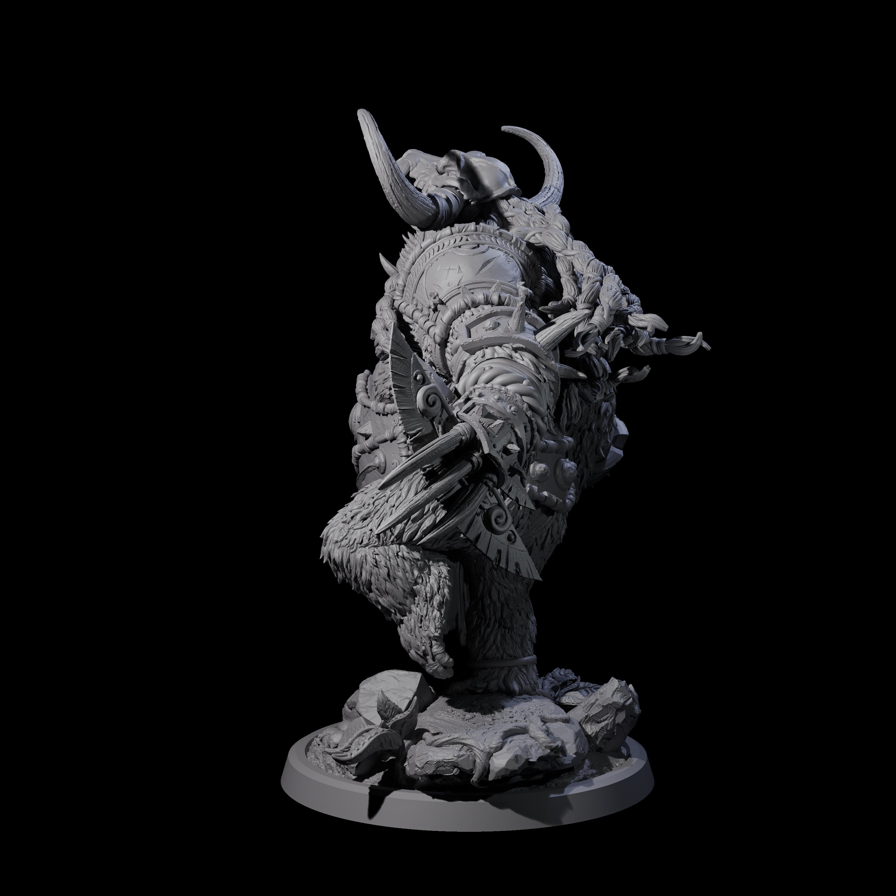 Armoured Giant Orangutan D Miniature for Dungeons and Dragons, Pathfinder or other TTRPGs