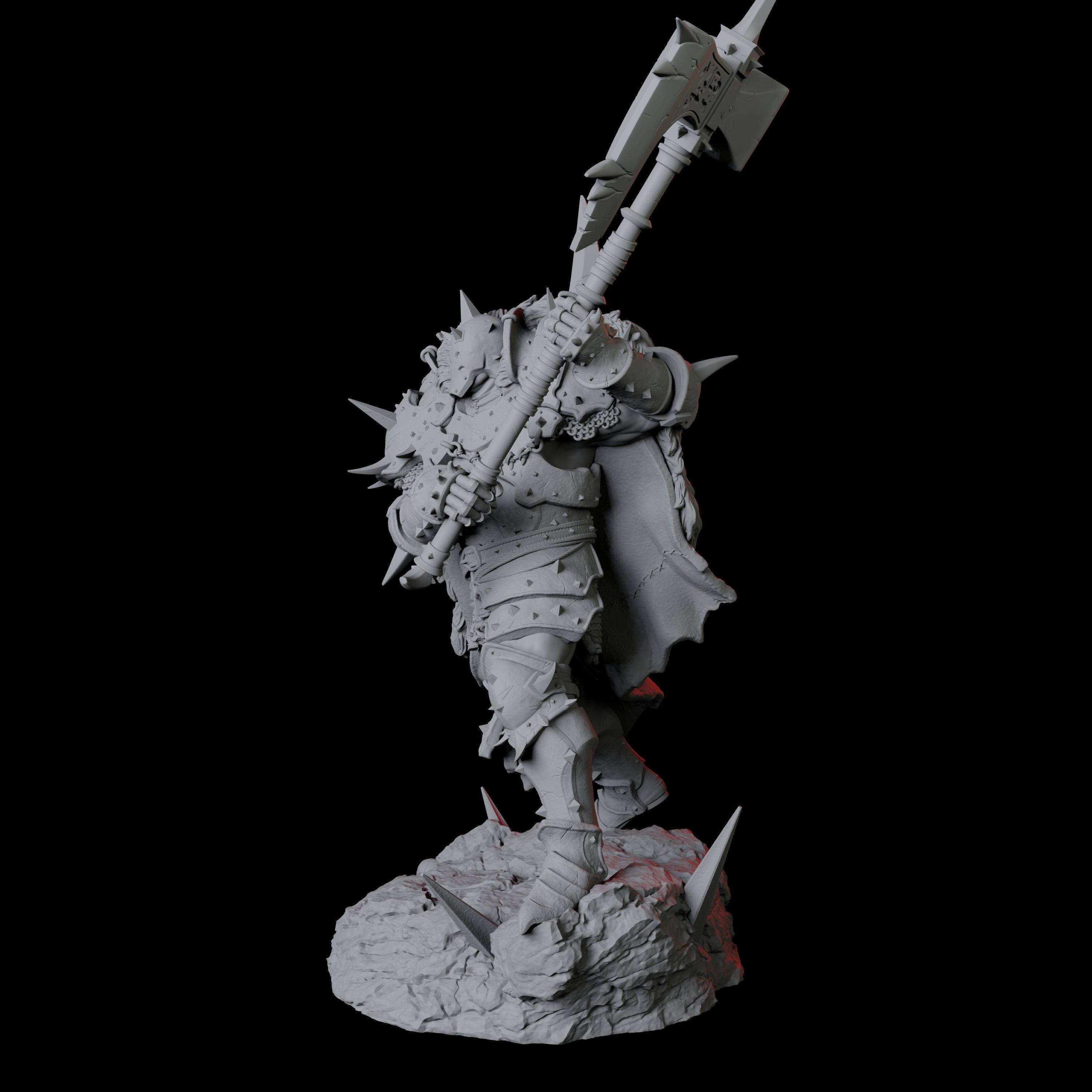 Armoured Goliath Barbarian A Miniature for Dungeons and Dragons, Pathfinder or other TTRPGs