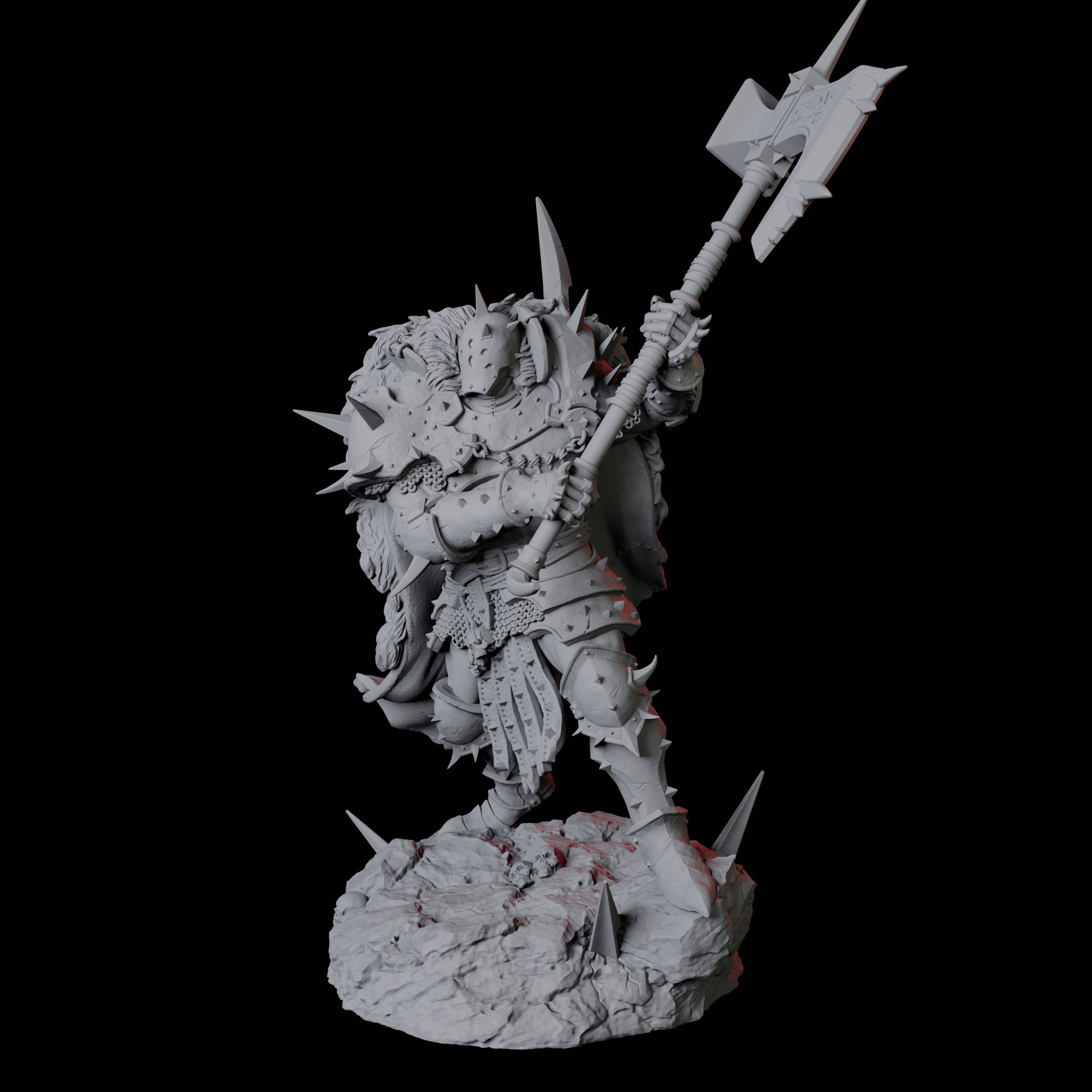 Armoured Goliath Barbarian A Miniature for Dungeons and Dragons, Pathfinder or other TTRPGs