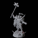 Armoured Goliath Barbarian D Miniature for Dungeons and Dragons, Pathfinder or other TTRPGs
