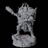Armoured Goliath Barbarians Miniature for Dungeons and Dragons, Pathfinder or other TTRPGs