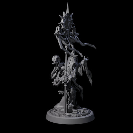 Armoured Iron Human Nuncio A Miniature for Dungeons and Dragons, Pathfinder or other TTRPGs