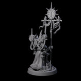 Armoured Iron Human Nuncio A Miniature for Dungeons and Dragons, Pathfinder or other TTRPGs