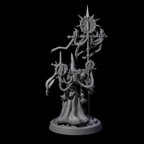 Armoured Iron Human Nuncio A Miniature for Dungeons and Dragons, Pathfinder or other TTRPGs