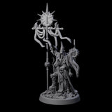 Armoured Iron Human Nuncio A Miniature for Dungeons and Dragons, Pathfinder or other TTRPGs