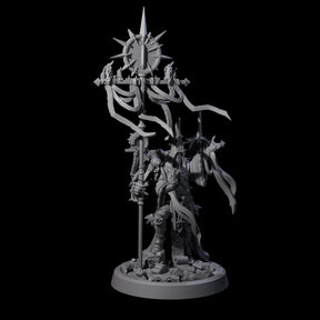 Armoured Iron Human Nuncio A Miniature for Dungeons and Dragons, Pathfinder or other TTRPGs