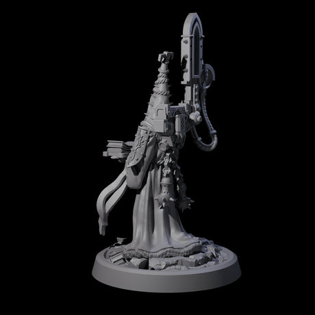 Armoured Iron Human Nuncio B Miniature for Dungeons and Dragons, Pathfinder or other TTRPGs