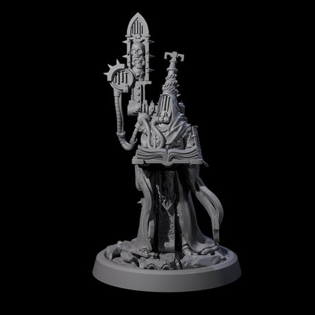 Armoured Iron Human Nuncio B Miniature for Dungeons and Dragons, Pathfinder or other TTRPGs