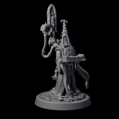 Armoured Iron Human Nuncios Miniature for Dungeons and Dragons, Pathfinder or other TTRPGs