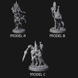 Armoured Iron Human Nuncios Miniature for Dungeons and Dragons, Pathfinder or other TTRPGs
