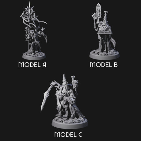 Armoured Iron Human Nuncios Miniature for Dungeons and Dragons, Pathfinder or other TTRPGs