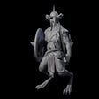 Armoured Kenku Barbarian Miniature for Dungeons and Dragons, Pathfinder or other TTRPGs