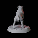 Armoured Mastiff Dog B Miniature for Dungeons and Dragons, Pathfinder or other TTRPGs