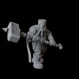 Armoured Mountain Dwarf Miniature for Dungeons and Dragons, Pathfinder or other TTRPGs