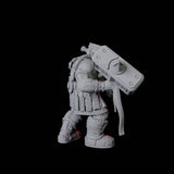 Armoured Mountain Dwarf Miniature for Dungeons and Dragons, Pathfinder or other TTRPGs