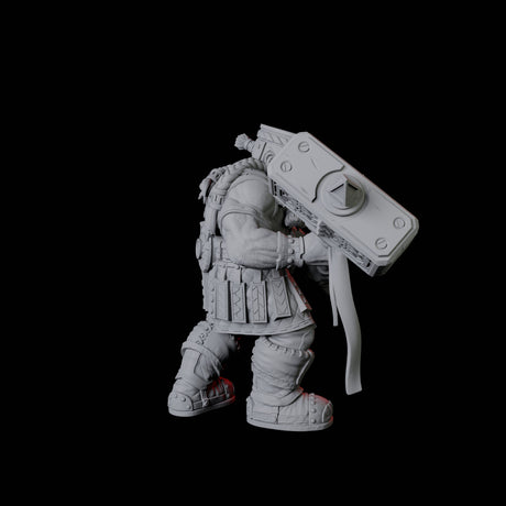 Armoured Mountain Dwarf Miniature for Dungeons and Dragons, Pathfinder or other TTRPGs