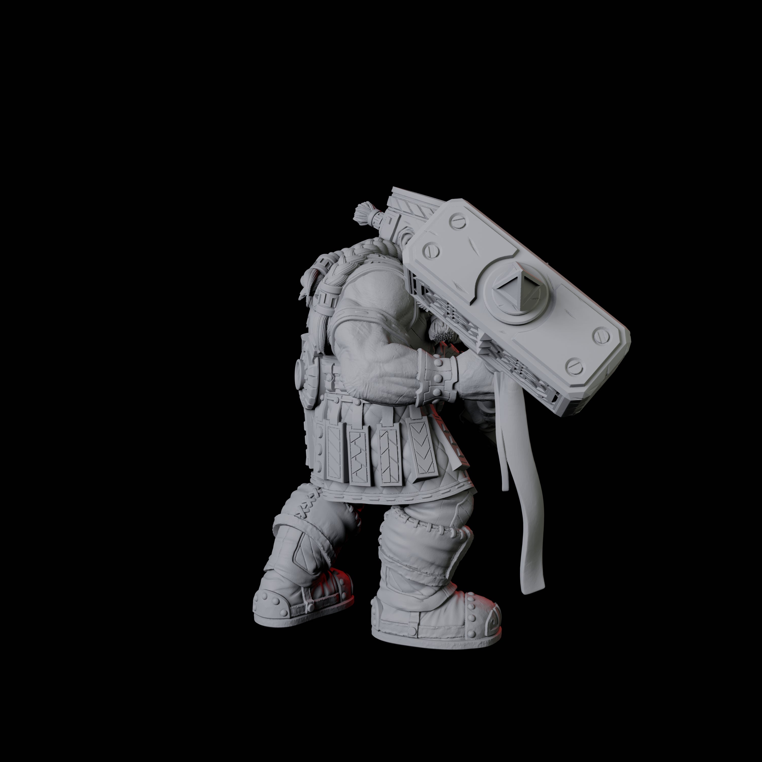 Armoured Mountain Dwarf Miniature for Dungeons and Dragons