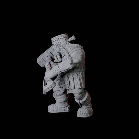 Armoured Mountain Dwarf Miniature for Dungeons and Dragons, Pathfinder or other TTRPGs
