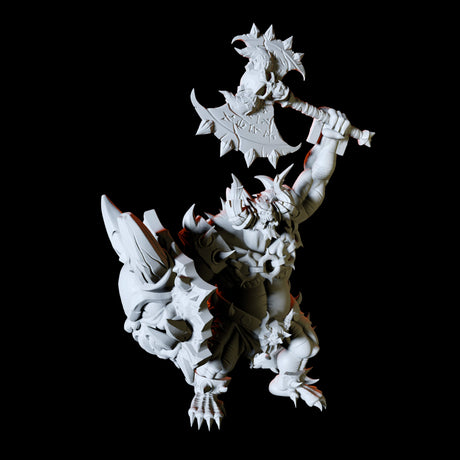 Armoured Pit Fiend Type B Miniature for Dungeons and Dragons, Pathfinder or other TTRPGs