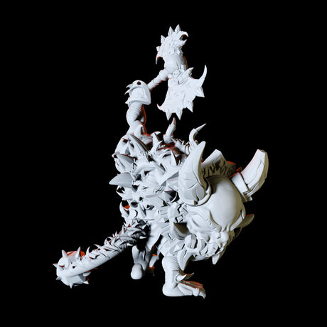 Armoured Pit Fiend Type B Miniature for Dungeons and Dragons, Pathfinder or other TTRPGs