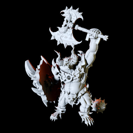 Armoured Pit Fiend Type B Miniature for Dungeons and Dragons, Pathfinder or other TTRPGs