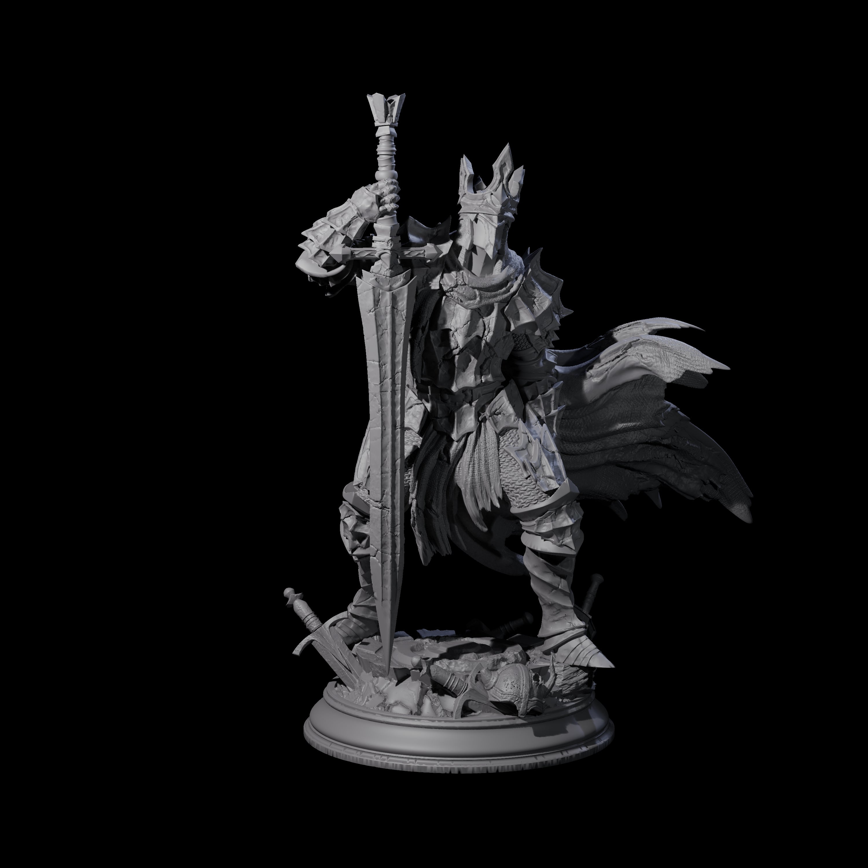 Armoured Revenant Miniature for Dungeons and Dragons, Pathfinder or other TTRPGs