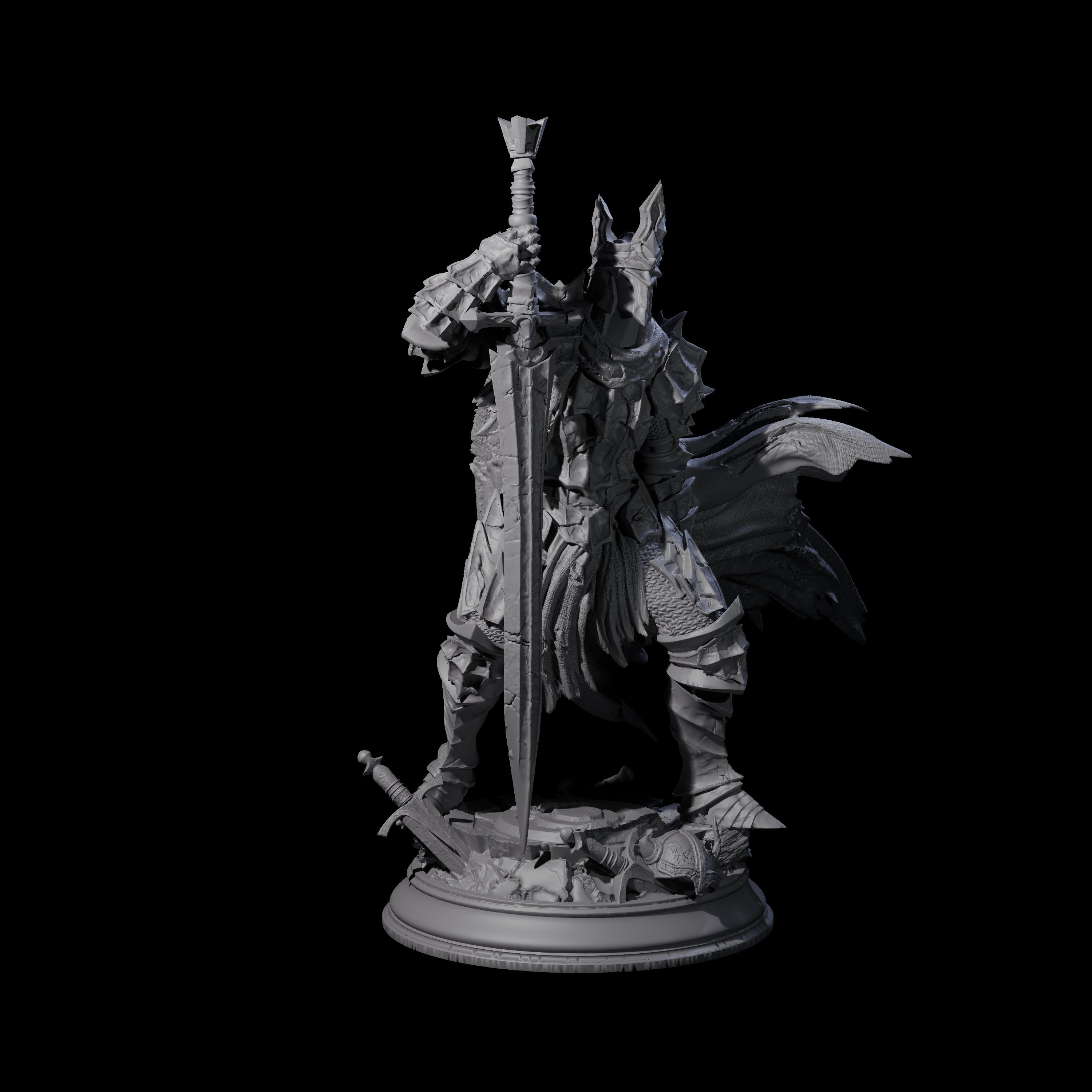 Armoured Revenant Miniature for Dungeons and Dragons, Pathfinder or other TTRPGs