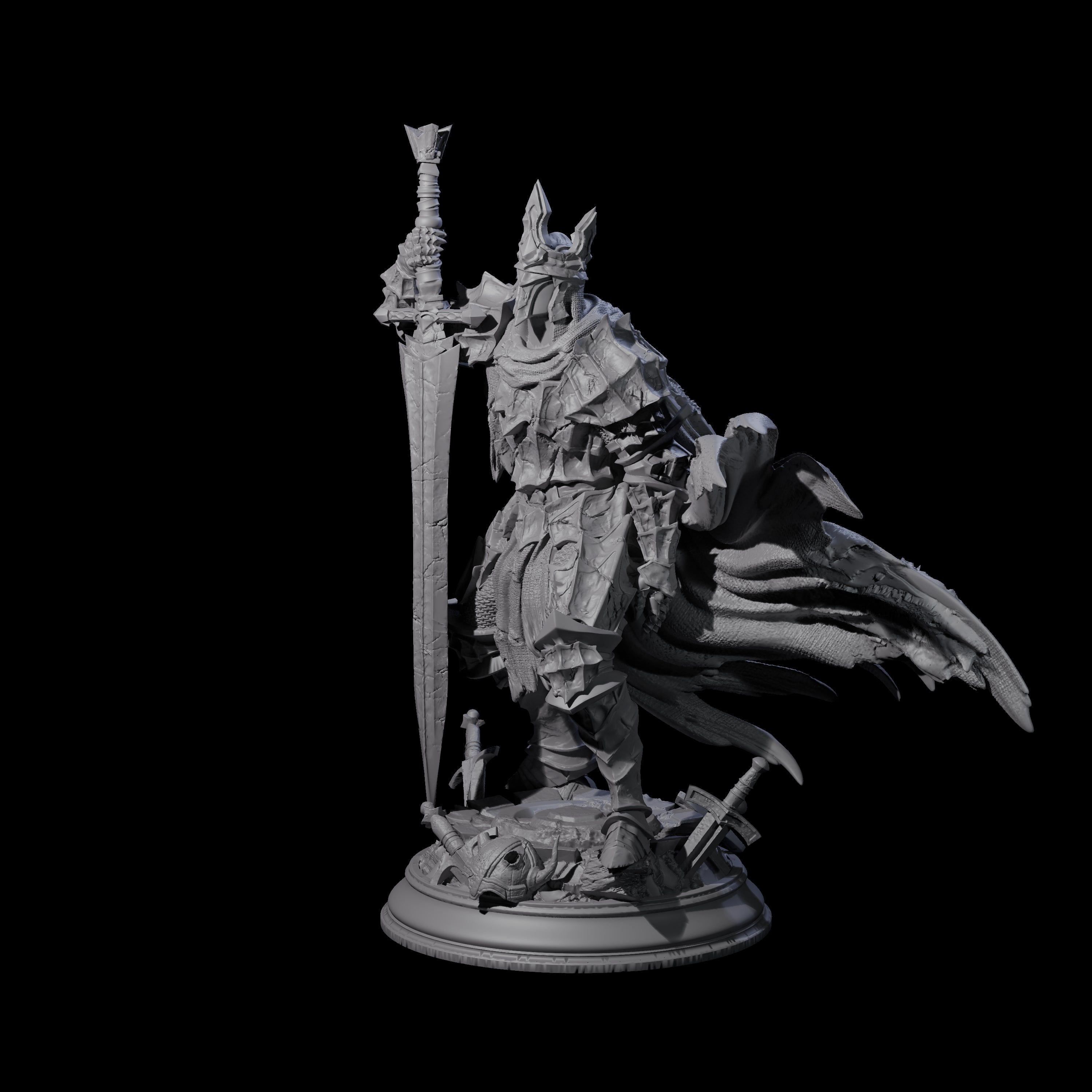 Armoured Revenant Miniature for Dungeons and Dragons, Pathfinder or other TTRPGs