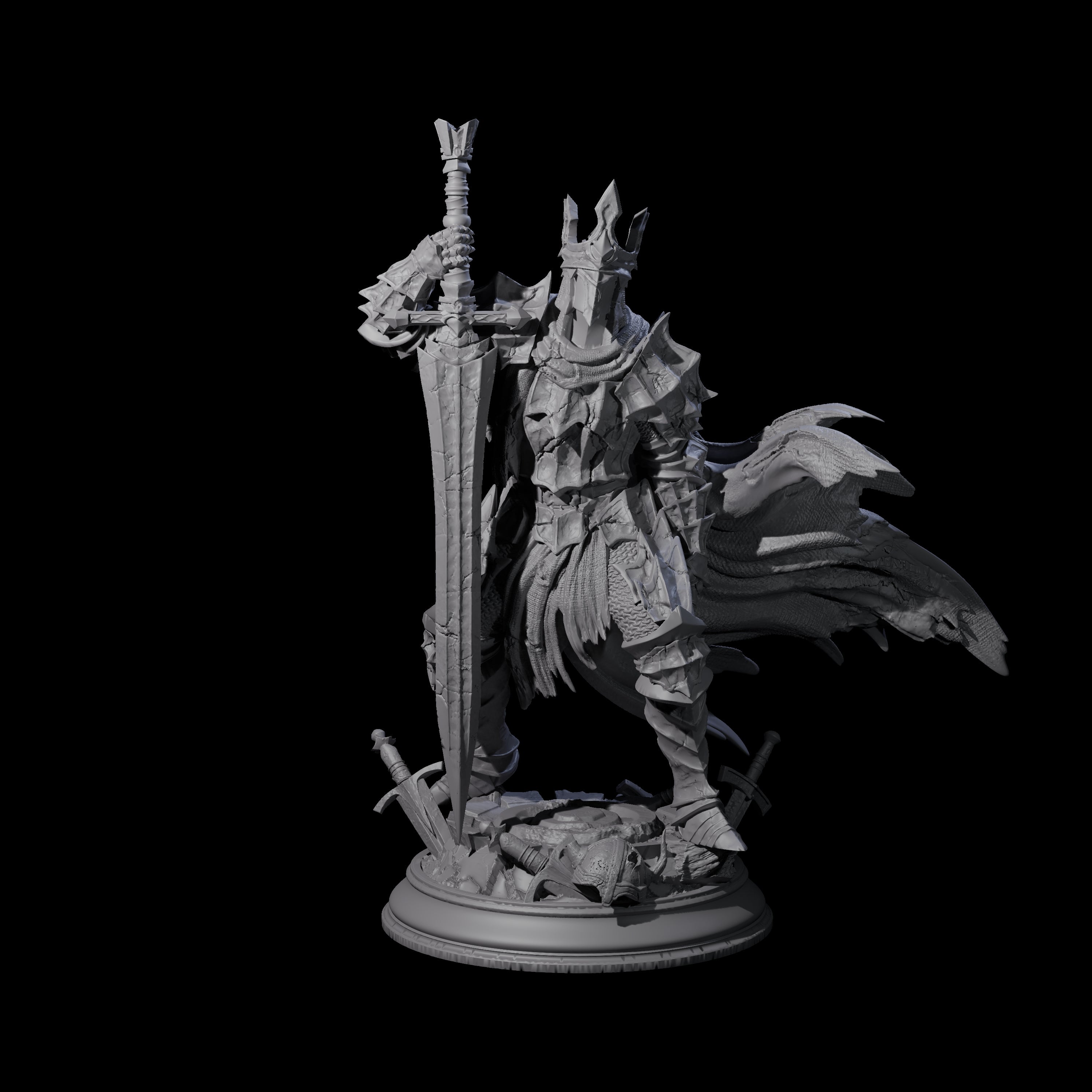 Armoured Revenant Miniature for Dungeons and Dragons, Pathfinder or other TTRPGs