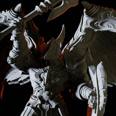 Armoured Solar Miniature for Dungeons and Dragons, Pathfinder or other TTRPGs