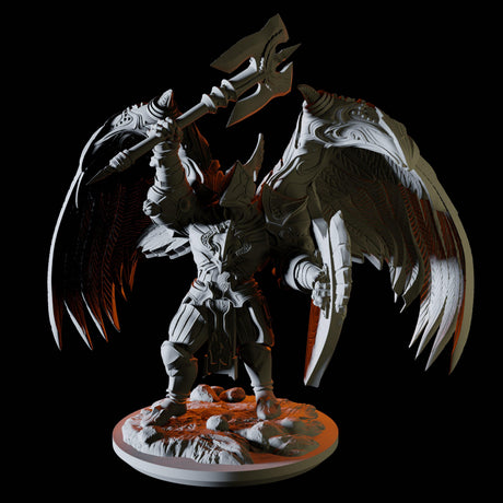 Armoured Solar Miniature for Dungeons and Dragons, Pathfinder or other TTRPGs